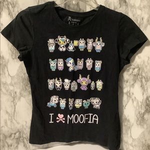 Tokidoki I Love Moofia T-shirt Size Medium
